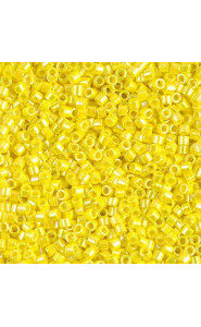 Miyuki delica beads 10/0 - Opaque yellow ab DBM-160